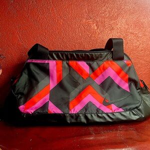 Patterned Black Nike Weekender Tote Gym Bag